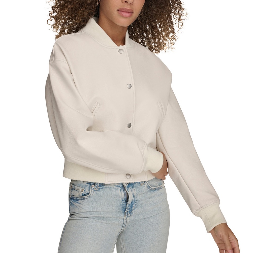 Levi’s Women's Faux Leather Varsity Bomber Jacket - New With Tag